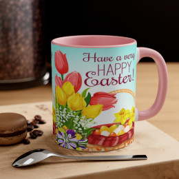 Accent Coffee Mug, 11oz Have a very happy Easter 
