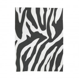 Velveteen Plush Blanket Zebra