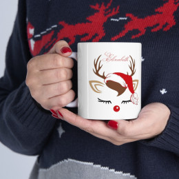 Ceramic Mug 11oz Reindeer 