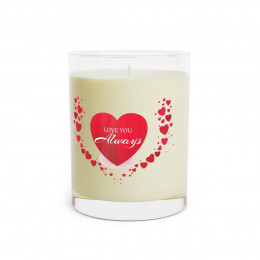 Scented Candle - Full Glass, 11oz I love you always