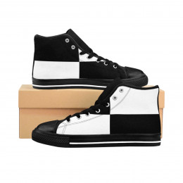 Women's High-top Sneakers Black and White