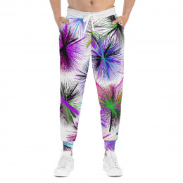 Athletic Joggers (AOP) colors abstract design