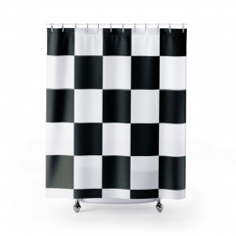 Shower Curtains Black and White