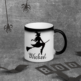 Matte Black Magic Mug Halloween wicked